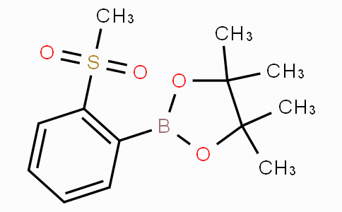 CAS No. 879648-22-3, 4,4,5,5-Tetramethyl-2-(2-(methylsulfonyl)phenyl)-1,3,2-dioxaborolane