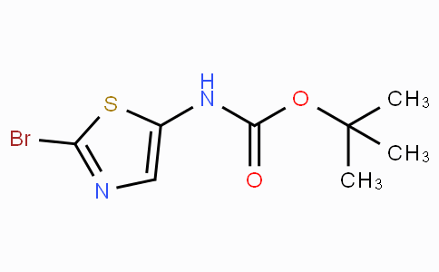 CAS No. 1094070-77-5, tert-Butyl (2-bromothiazol-5-yl)carbamate