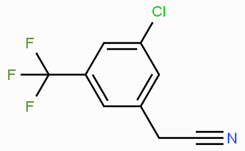 CAS No. 886496-95-3, 2-(3-Chloro-5-(trifluoromethyl)phenyl)acetonitrile