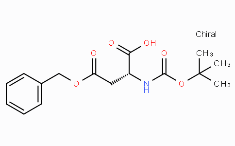 CAS No. 51186-58-4, (R)-4-(Benzyloxy)-2-((tert-butoxycarbonyl)amino)-4-oxobutanoic acid