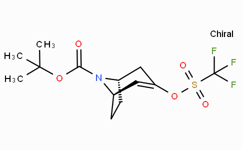 CAS No. 185099-68-7, (1R,5S)-tert-Butyl 3-(trifluoromethylsulfonyloxy)-8-azabicyclo[3.2.1]oct-2-ene-8-carboxylate