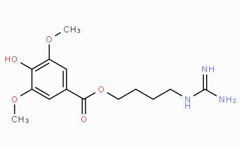 CAS No. 24697-74-3, 4-Guanidinobutyl 4-hydroxy-3,5-dimethoxybenzoate