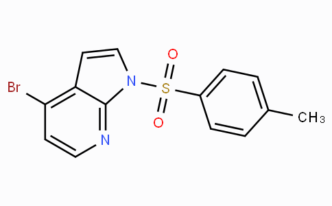 CAS No. 348640-07-3, 4-Bromo-1-tosyl-1H-pyrrolo[2,3-b]pyridine