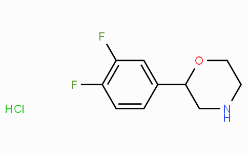CAS No. 1251033-05-2, 2-(3,4-Difluorophenyl)morpholine hydrochloride
