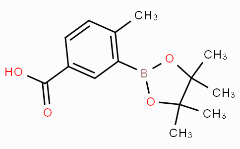 CAS No. 515131-35-8, 4-Methyl-3-(4,4,5,5-tetramethyl-1,3,2-dioxaborolan-2-yl)benzoic acid
