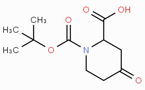 CAS No. 661458-35-1, 1-(tert-Butoxycarbonyl)-4-oxopiperidine-2-carboxylic acid