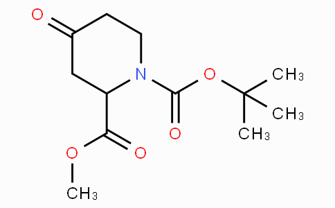 CAS No. 81357-18-8, 1-tert-Butyl 2-methyl 4-oxopiperidine-1,2-dicarboxylate