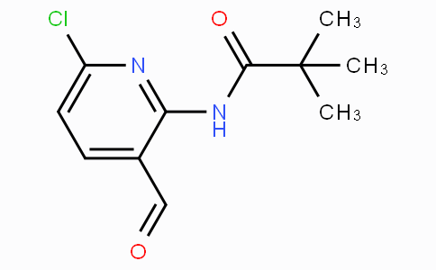 CAS No. 127446-34-8, N-(6-Chloro-3-formylpyridin-2-yl)pivalamide