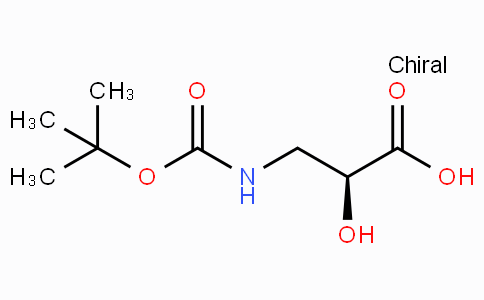 CAS No. 52558-24-4, (S)-3-((tert-Butoxycarbonyl)amino)-2-hydroxypropanoic acid