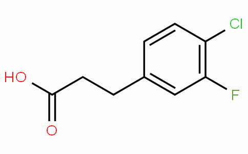 CAS No. 881189-65-7, 3-(4-Chloro-3-fluorophenyl)propanoic acid