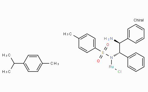 CAS No. 192139-90-5, (S,S)-N-(p-Toluenesulfonyl)-1,2-diphenylethanediamine(chloro)(p-cymene)ruthenium(II)