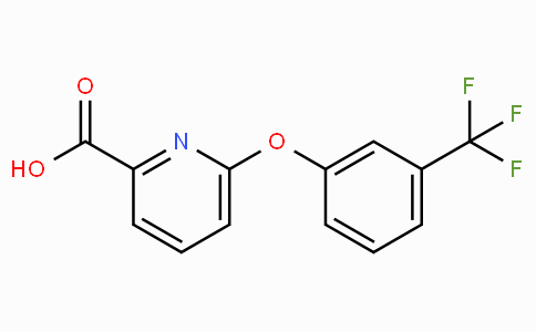 CAS No. 137640-84-7, 6-(3-(Trifluoromethyl)phenoxy)picolinic acid