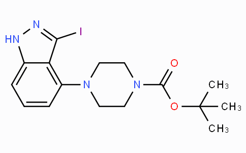 744219-32-7 | tert-Butyl 4-(3-iodo-1H-indazol-4-yl)piperazine-1-carboxylate