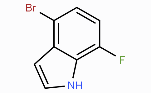 CAS No. 883500-66-1, 4-Bromo-7-fluoro-1H-indole
