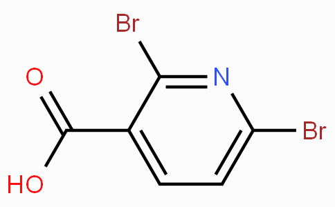 CAS No. 55304-85-3, 2,6-Dibromo-3-pyridinecarboxylic acid