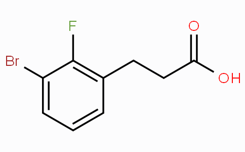CAS No. 1261814-91-8, 3-(3-Bromo-2-fluorophenyl)propanoic acid