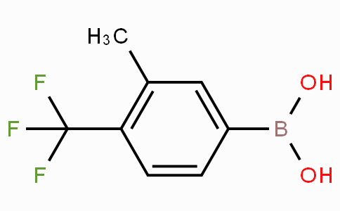 CAS No. 864759-67-1, (3-Methyl-4-(trifluoromethyl)phenyl)boronic acid