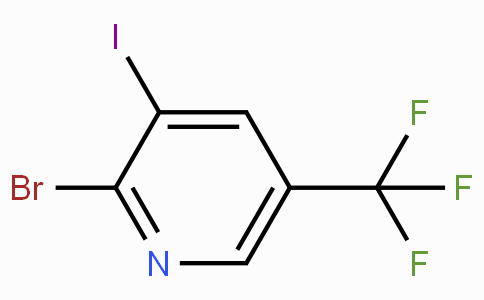 CAS No. 1214323-90-6, 2-Bromo-3-iodo-5-(trifluoromethyl)pyridine