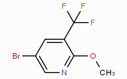 CAS No. 1214377-42-0, 5-Bromo-2-methoxy-3-(trifluoromethyl)pyridine