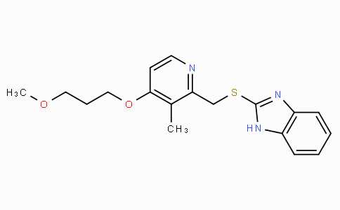 CAS No. 117977-21-6, 2-(((4-(3-Methoxypropoxy)-3-methylpyridin-2-yl)methyl)thio)-1H-benzo[d]imidazole