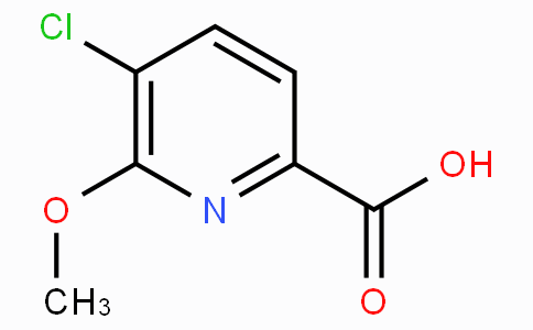 CAS No. 1214373-91-7, 5-Chloro-6-methoxypicolinic acid