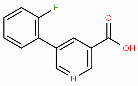 CAS No. 705961-96-2, 5-(2-Fluorophenyl)nicotinic acid