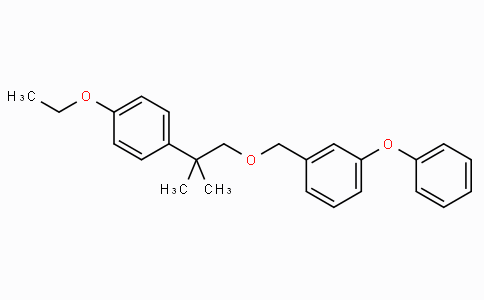CAS No. 80844-07-1, 1-((2-(4-Ethoxyphenyl)-2-methylpropoxy)methyl)-3-phenoxybenzene