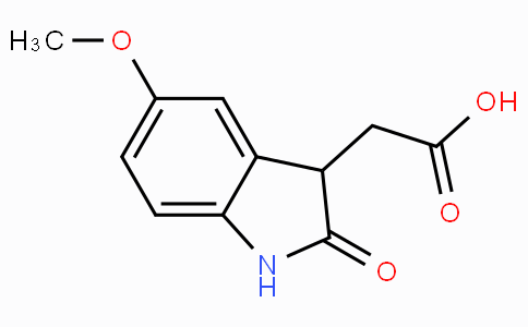 CAS No. 885272-25-3, 2-(5-Methoxy-2-oxoindolin-3-yl)acetic acid