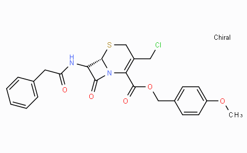 CAS No. 104146-10-3, 3-クロロメチル-7-(2-フェニルアセトアミド)-3-セフェム-4-カルボン酸4-メトキシベンジル