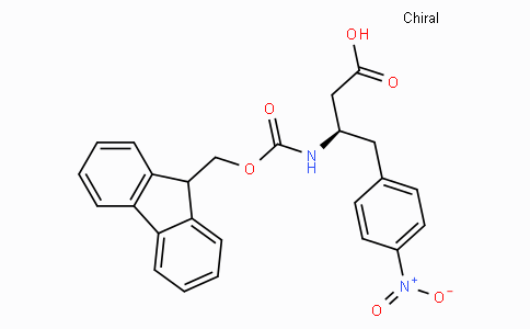 CAS No. 269398-78-9, (R)-3-((((9H-Fluoren-9-yl)methoxy)carbonyl)amino)-4-(4-nitrophenyl)butanoic acid