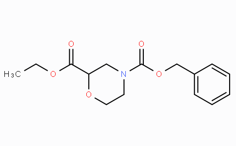 CAS No. 1226776-83-5, 4-Benzyl 2-ethyl morpholine-2,4-dicarboxylate