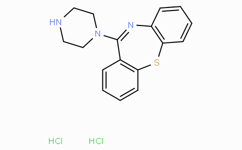CAS No. 111974-74-4, 11-(1-Piperazinyl)-dibenzo[b,f][1,4]thiazepine dihydrochloride
