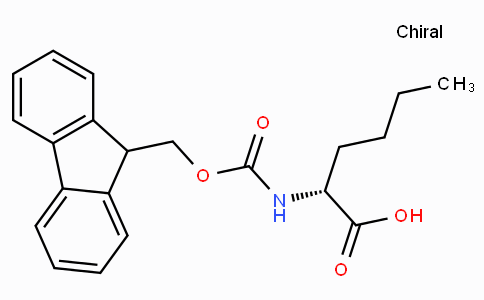 CAS No. 112883-41-7, (R)-2-((((9H-Fluoren-9-yl)methoxy)carbonyl)amino)hexanoic acid