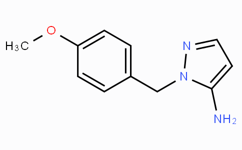 CAS No. 3528-45-8, 1-(4-Methoxybenzyl)-1H-pyrazol-5-amine