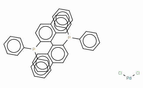CAS No. 115826-95-4, [(R)-(+)-2,2'-双(联苯膦)-1,1'-联萘]氯化钯