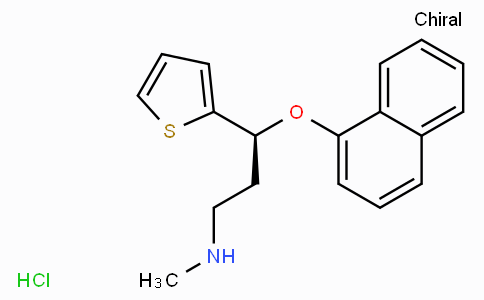 CS13533 | 136434-34-9 | (S)-N-Methyl-3-(naphthalen-1-yloxy)-3-(thiophen-2-yl)propan-1-amine hydrochloride