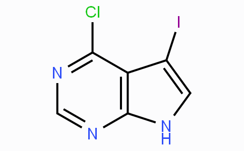 CAS No. 123148-78-7, 4-Chloro-5-iodo-7H-pyrrolo[2,3-d]pyrimidine