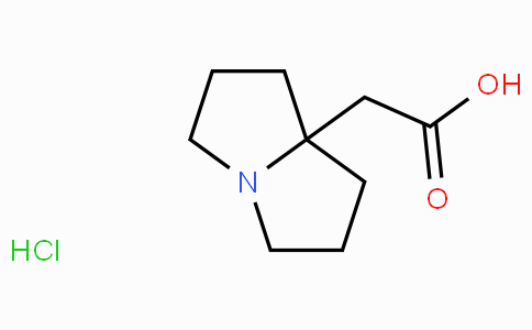 CAS No. 124655-63-6, 2-(Hexahydro-1H-pyrrolizin-7a-yl)acetic acid hydrochloride