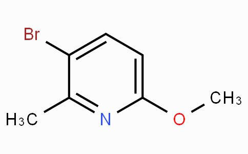 CAS No. 126717-59-7, 3-Bromo-6-methoxy-2-methylpyridine