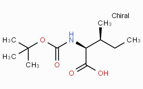 CAS No. 13139-16-7, (2S,3S)-2-((tert-Butoxycarbonyl)amino)-3-methylpentanoic acid