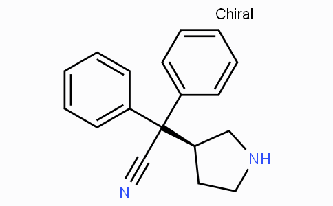 CAS No. 133099-11-3, (S)-2,2-Diphenyl-2-(pyrrolidin-3-yl)acetonitrile
