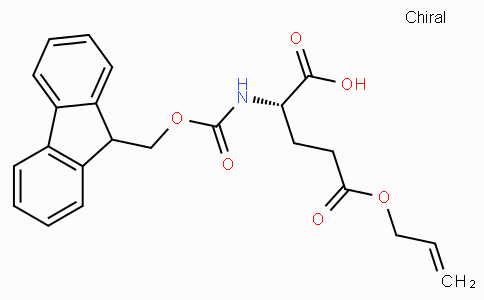 CAS No. 133464-46-7, (S)-2-((((9H-Fluoren-9-yl)methoxy)carbonyl)amino)-5-(allyloxy)-5-oxopentanoic acid