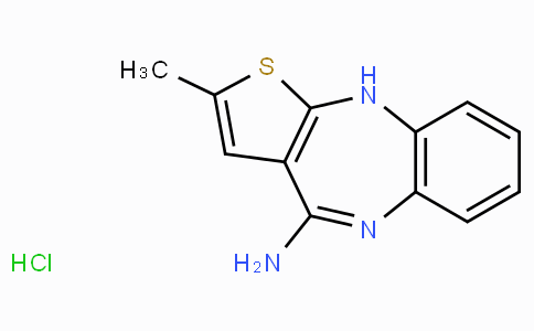 CAS No. 138564-60-0, 2-Methyl-10H-benzo[b]thieno[2,3-e][1,4]diazepin-4-amine hydrochloride