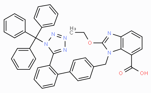 CS13670 | 139481-72-4 | 2-Ethoxy-1-((2'-(1-trityl-1H-tetrazol-5-yl)-[1,1'-biphenyl]-4-yl)methyl)-1H-benzo[d]imidazole-7-carboxylic acid