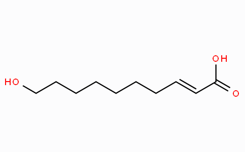 CAS No. 765-01-5, 10-Hydroxydec-2-enoic acid