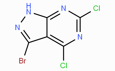 CAS No. 944902-17-4, 3-Bromo-4,6-dichloro-1H-pyrazolo[3,4-d]pyrimidine