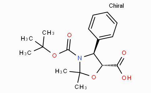 CAS No. 143527-70-2, (4S,5R)-3-(tert-Butoxycarbonyl)-2,2-dimethyl-4-phenyloxazolidine-5-carboxylic acid