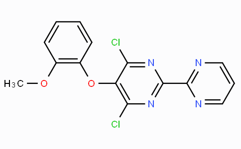 CAS No. 150728-13-5, 4,6-Dichloro-5-(2-methoxyphenoxy)-2,2'-bipyrimidine