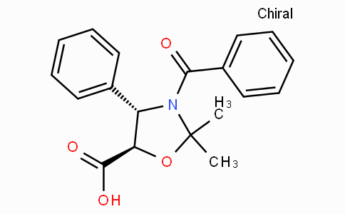 CAS No. 153652-70-1, (4S,5R)-3-Benzoyl-2,2-dimethyl-4-phenyloxazolidine-5-carboxylic acid