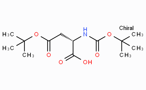 CAS No. 1676-90-0, (S)-4-(tert-Butoxy)-2-((tert-butoxycarbonyl)amino)-4-oxobutanoic acid